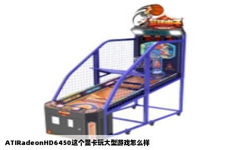 ATIRadeonHD6450这个显卡玩大型游戏怎么样