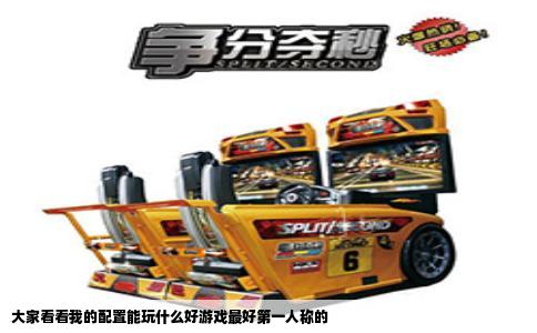 大家看看我的配置能玩什么好游戏最好第一人称的