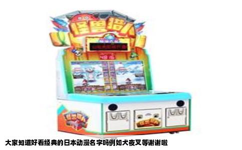 大家知道好看经典的日本动漫名字吗例如犬夜叉等谢谢啦