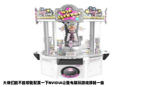 大佬们能不能帮我配置一下NVIDIA让我电脑玩游戏顺畅一些