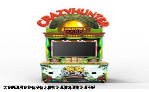 大专的动漫专业有没有计算机英语和编程我英语不好
