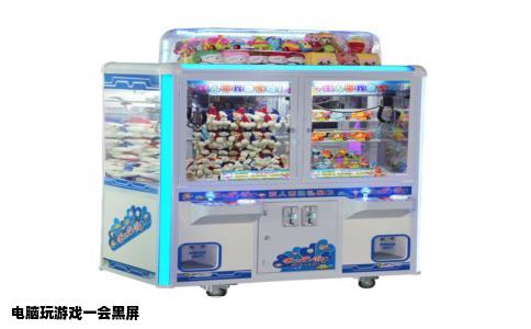 电脑玩游戏一会黑屏