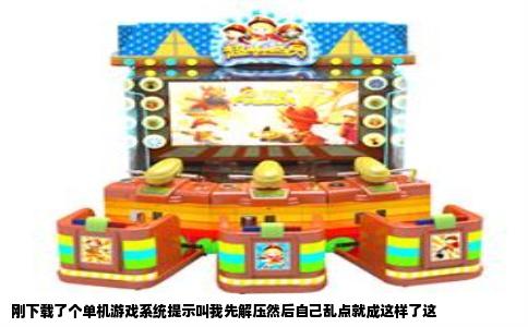 刚下载了个单机游戏系统提示叫我先解压然后自己乱点就成这样了这