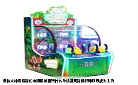 各位大神看看我的电脑配置能玩什么单机游戏我要那种以近战为主的