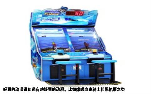 好看的动漫谁知道有啥好看的动漫。比如像吸血鬼骑士和黑执事之类