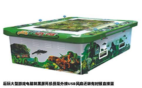 后玩大型游戏电脑就黑屏死机但是外接USB风扇还转有时候直接蓝