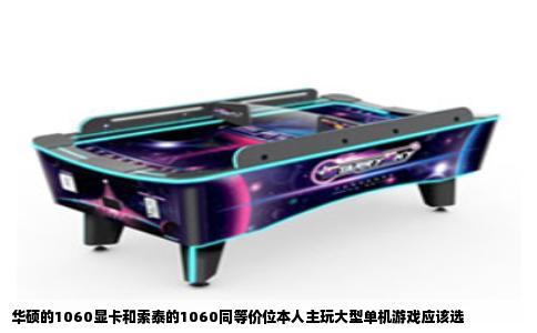 华硕的1060显卡和索泰的1060同等价位本人主玩大型单机游戏应该选