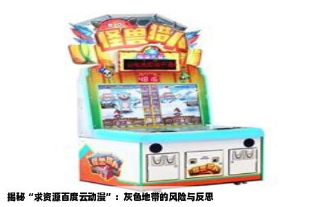 揭秘“求资源百度云动漫”：灰色地带的风险与反思