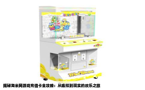 揭秘淘米网游戏充值卡全攻略：从虚拟到现实的欢乐之旅