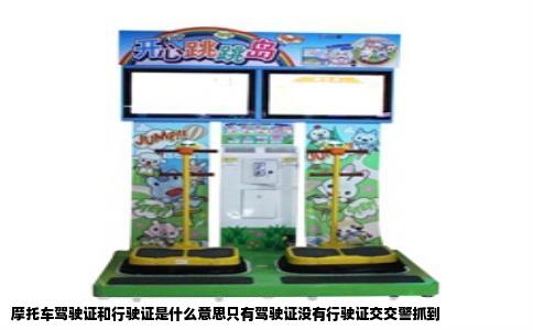 摩托车驾驶证和行驶证是什么意思只有驾驶证没有行驶证交交警抓到