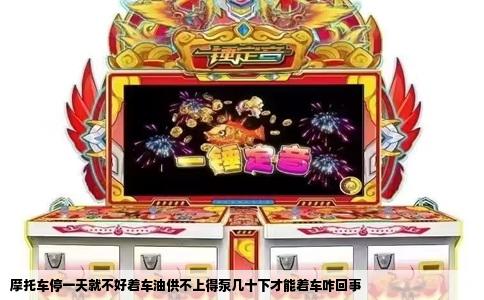 摩托车停一天就不好着车油供不上得泵几十下才能着车咋回事