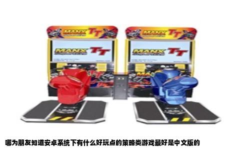 哪为朋友知道安卓系统下有什么好玩点的策略类游戏最好是中文版的