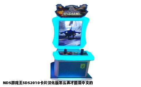 NDS游戏王5DS2010卡片汉化版怎么弄才能是中文的