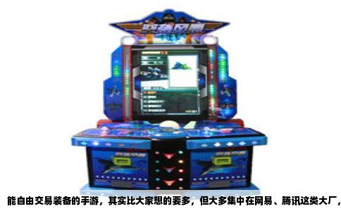 能自由交易装备的手游，其实比大家想的要多，但大多集中在网易、腾讯这类大厂，玩起来像上班。如果你也喜欢那种人不多、但装备能实实在在摆摊卖的“小服”，下面这几个可以看看。