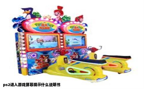 ps2进入游戏屏幕提示什么说明书