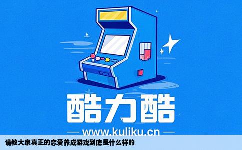 请教大家真正的恋爱养成游戏到底是什么样的