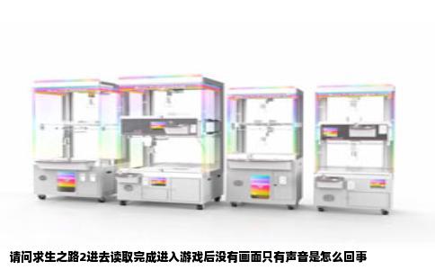 请问求生之路2进去读取完成进入游戏后没有画面只有声音是怎么回事