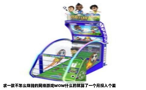 求一款不怎么烧钱的网络游戏WOW什么的就算了一个月投入个差