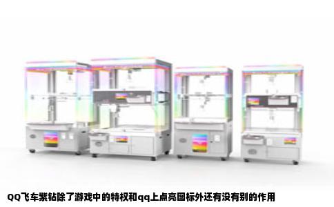 QQ飞车紫钻除了游戏中的特权和qq上点亮图标外还有没有别的作用