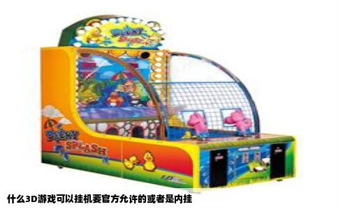 什么3D游戏可以挂机要官方允许的或者是内挂