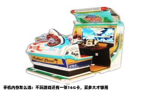 手机内存怎么选：不玩游戏还有一张16G卡，买多大才够用