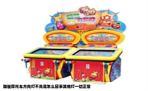 踏板摩托车方向灯不亮是怎么回事其他灯一切正常