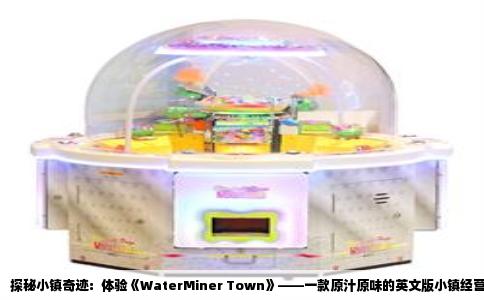 探秘小镇奇迹：体验《WaterMiner Town》——一款原汁原味的英文版小镇经营手游