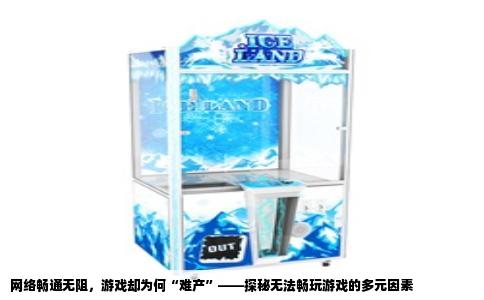网络畅通无阻，游戏却为何“难产”——探秘无法畅玩游戏的多元因素