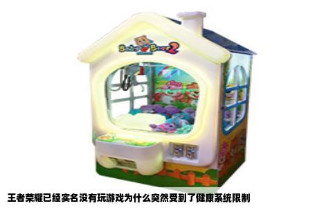 王者荣耀已经实名没有玩游戏为什么突然受到了健康系统限制