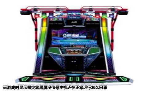 玩游戏时显示器突然黑屏没信号主机还在正常运行怎么回事