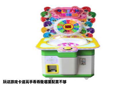 玩这游戏卡请高手看看我哪里配置不够