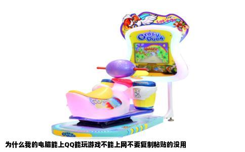 为什么我的电脑能上QQ能玩游戏不能上网不要复制粘贴的没用