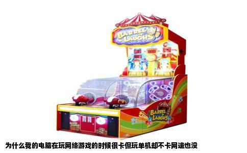 为什么我的电脑在玩网络游戏的时候很卡但玩单机却不卡网速也没