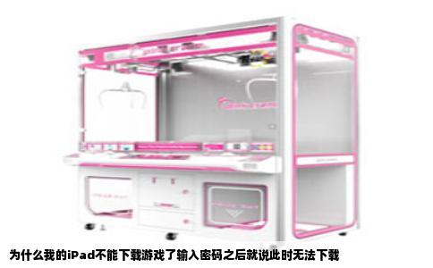 为什么我的iPad不能下载游戏了输入密码之后就说此时无法下载