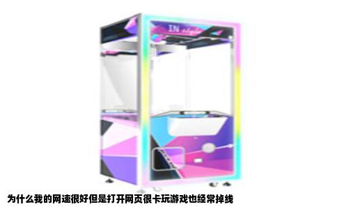 为什么我的网速很好但是打开网页很卡玩游戏也经常掉线