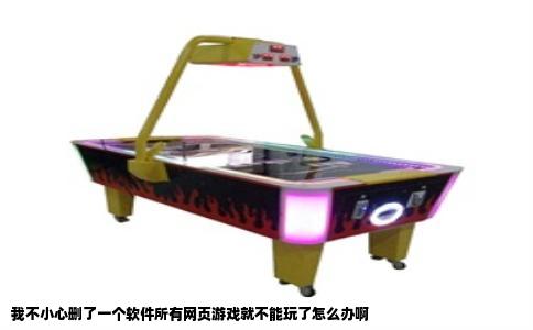 我不小心删了一个软件所有网页游戏就不能玩了怎么办啊
