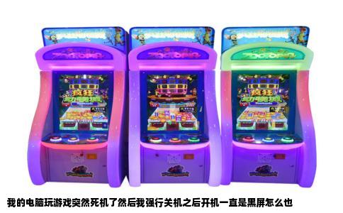 我的电脑玩游戏突然死机了然后我强行关机之后开机一直是黑屏怎么也