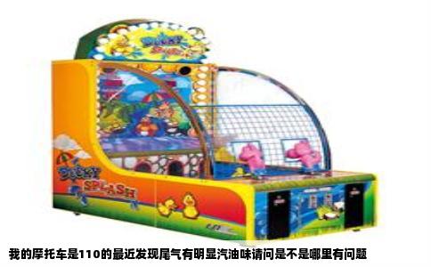 我的摩托车是110的最近发现尾气有明显汽油味请问是不是哪里有问题