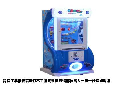 我买了手柄安装后打不了游戏没反应请那位高人一步一步指点谢谢