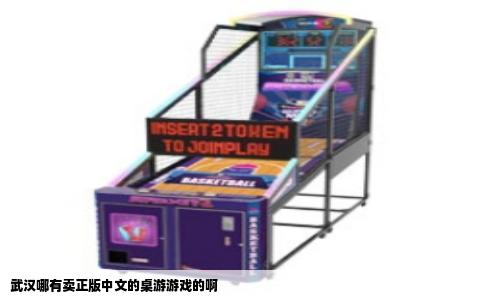 武汉哪有卖正版中文的桌游游戏的啊
