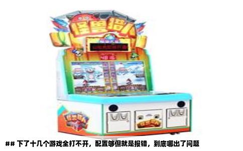 ## 下了十几个游戏全打不开，配置够但就是报错，到底哪出了问题