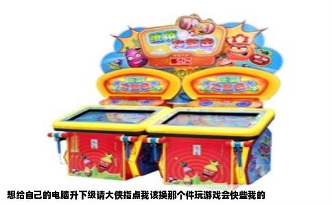 想给自己的电脑升下级请大侠指点我该换那个件玩游戏会快些我的