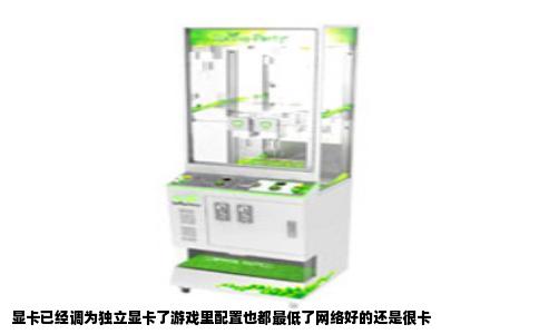 显卡已经调为独立显卡了游戏里配置也都最低了网络好的还是很卡