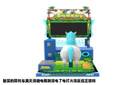 新买的摩托车两天没骑电瓶就没电了电打火没反应正常吗