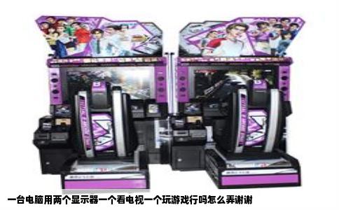 一台电脑用两个显示器一个看电视一个玩游戏行吗怎么弄谢谢