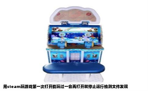 用steam玩游戏第一次打开能玩过一会再打开就停止运行检测文件发现