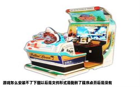 游戏怎么安装不了下载以后是文件形式是我删了程序点开后是没有