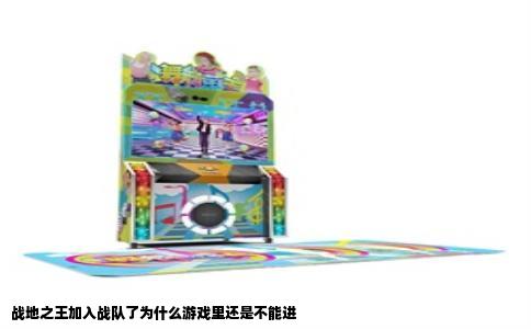 战地之王加入战队了为什么游戏里还是不能进