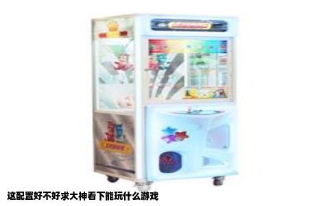 这配置好不好求大神看下能玩什么游戏