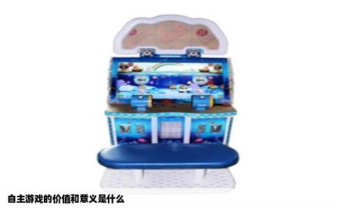 自主游戏的价值和意义是什么